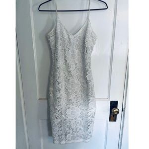 Lulus White Lace Dress